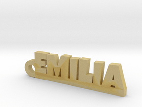 EMILIA Keychain Lucky in Tan Fine Detail Plastic