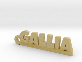 GALLIA Keychain Lucky in Tan Fine Detail Plastic