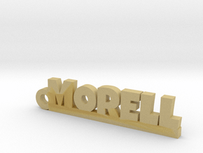 MORELL Keychain Lucky in Tan Fine Detail Plastic