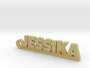 JESSIKA Keychain Lucky in Tan Fine Detail Plastic