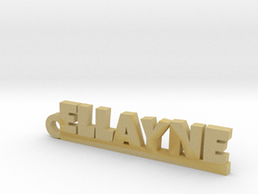 ELLAYNE Keychain Lucky in Tan Fine Detail Plastic