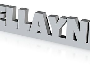 ELLAYNE Keychain Lucky in Clear Ultra Fine Detail Plastic