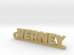 VERNEY Keychain Lucky in Tan Fine Detail Plastic