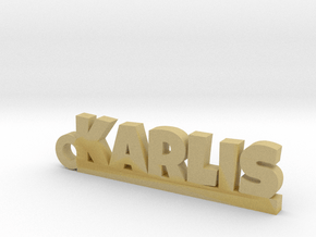 KARLIS Keychain Lucky in Tan Fine Detail Plastic