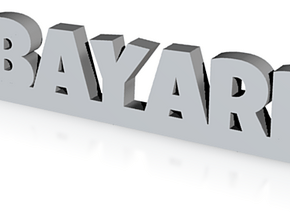 BAYARD Keychain Lucky in Clear Ultra Fine Detail Plastic