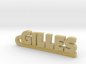 GILLES Keychain Lucky in Tan Fine Detail Plastic