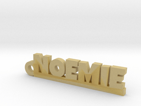 NOEMIE Keychain Lucky in Tan Fine Detail Plastic