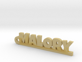 MALORY Keychain Lucky in Tan Fine Detail Plastic