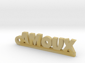 AMOUX Keychain Lucky in Tan Fine Detail Plastic