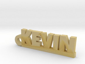 KEVIN Keychain Lucky in Tan Fine Detail Plastic