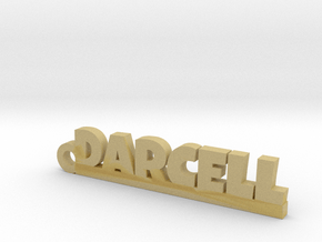 DARCELL Keychain Lucky in Tan Fine Detail Plastic