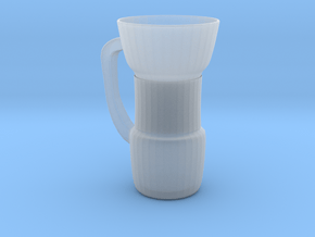 Coffee Cup in Clear Ultra Fine Detail Plastic