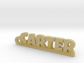 CARTER Keychain Lucky in Tan Fine Detail Plastic