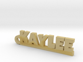 KAYLEE Keychain Lucky in Tan Fine Detail Plastic