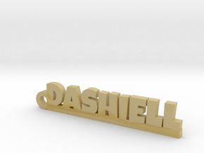 DASHIELL Keychain Lucky in Tan Fine Detail Plastic
