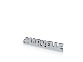 MARVELLE Keychain Lucky in Clear Ultra Fine Detail Plastic