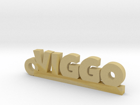 VIGGO Keychain Lucky in Tan Fine Detail Plastic