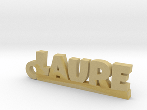 LAURE Keychain Lucky in Tan Fine Detail Plastic