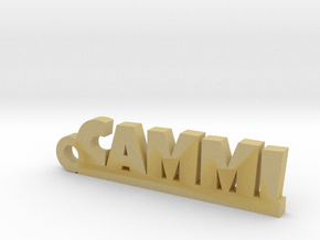 CAMMI Keychain Lucky in Tan Fine Detail Plastic