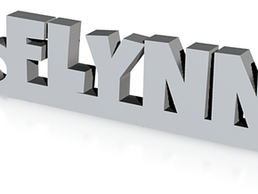 FLYNN Keychain Lucky in Clear Ultra Fine Detail Plastic