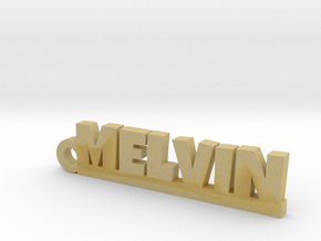 MELVIN Keychain Lucky in Tan Fine Detail Plastic