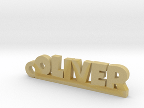 OLIVER Keychain Lucky in Tan Fine Detail Plastic