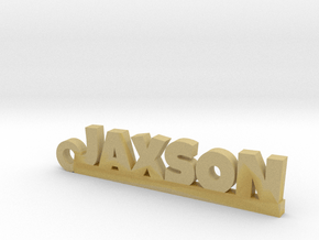 JAXSON Keychain Lucky in Tan Fine Detail Plastic