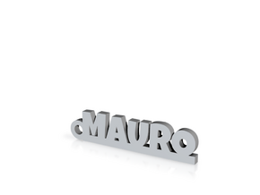 MAURO Keychain Lucky in Clear Ultra Fine Detail Plastic