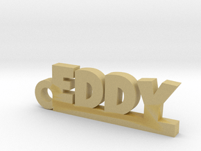 EDDY Keychain Lucky in Tan Fine Detail Plastic