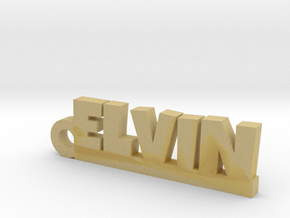 ELVIN Keychain Lucky in Tan Fine Detail Plastic