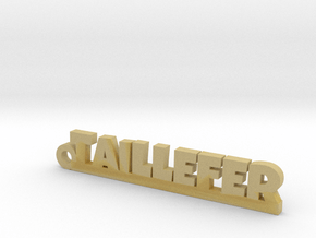 TAILLEFER Keychain Lucky in Tan Fine Detail Plastic