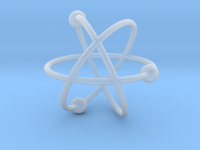 Atom in Clear Ultra Fine Detail Plastic