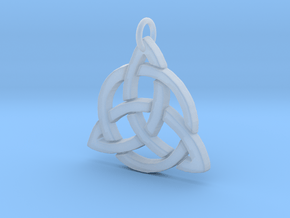 Triquetra in Clear Ultra Fine Detail Plastic