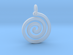 Spiral Simple in Clear Ultra Fine Detail Plastic