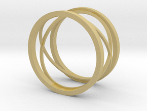 New style ring in Tan Fine Detail Plastic