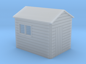 Garden shed Apex roof N gauge in Clear Ultra Fine Detail Plastic