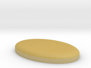 Oval Base in Tan Fine Detail Plastic