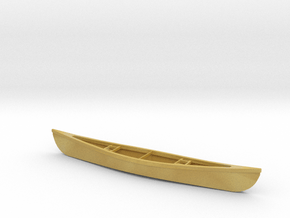 1/24 Scale 18 Ft Canoe in Tan Fine Detail Plastic