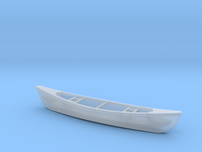 1/24 Scale 15 Ft Canoe in Clear Ultra Fine Detail Plastic