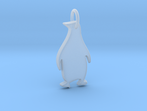 Penguintastic Mook pendant  in Clear Ultra Fine Detail Plastic
