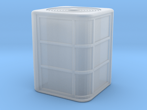 HO Scale Air Conditioner in Clear Ultra Fine Detail Plastic