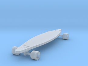1/24 Scale LongBoard (Pintail) in Clear Ultra Fine Detail Plastic
