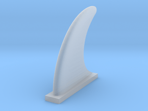 Surfboard Fin 1:24 Scale in Clear Ultra Fine Detail Plastic