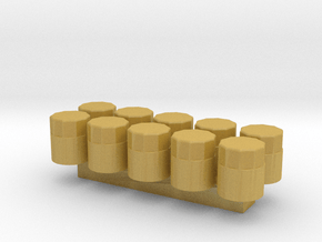 1/24 Scale Oil Filter (10 Pack) in Tan Fine Detail Plastic