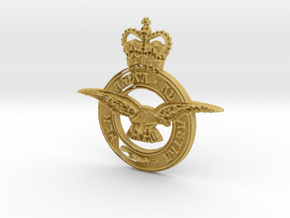 Royal air force logo in Tan Fine Detail Plastic