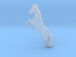 Horse in Clear Ultra Fine Detail Plastic