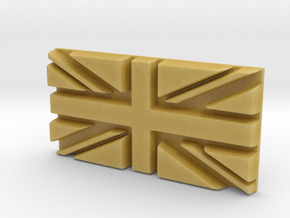 British flag in Tan Fine Detail Plastic