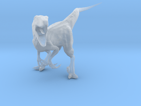 Jurassic Park Raptor v2 1/35 scale in Clear Ultra Fine Detail Plastic