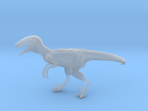 Jurassic Park Raptor v4 1/35 scale in Clear Ultra Fine Detail Plastic