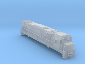 EMD GM GT 22 CW Locomotive in Clear Ultra Fine Detail Plastic